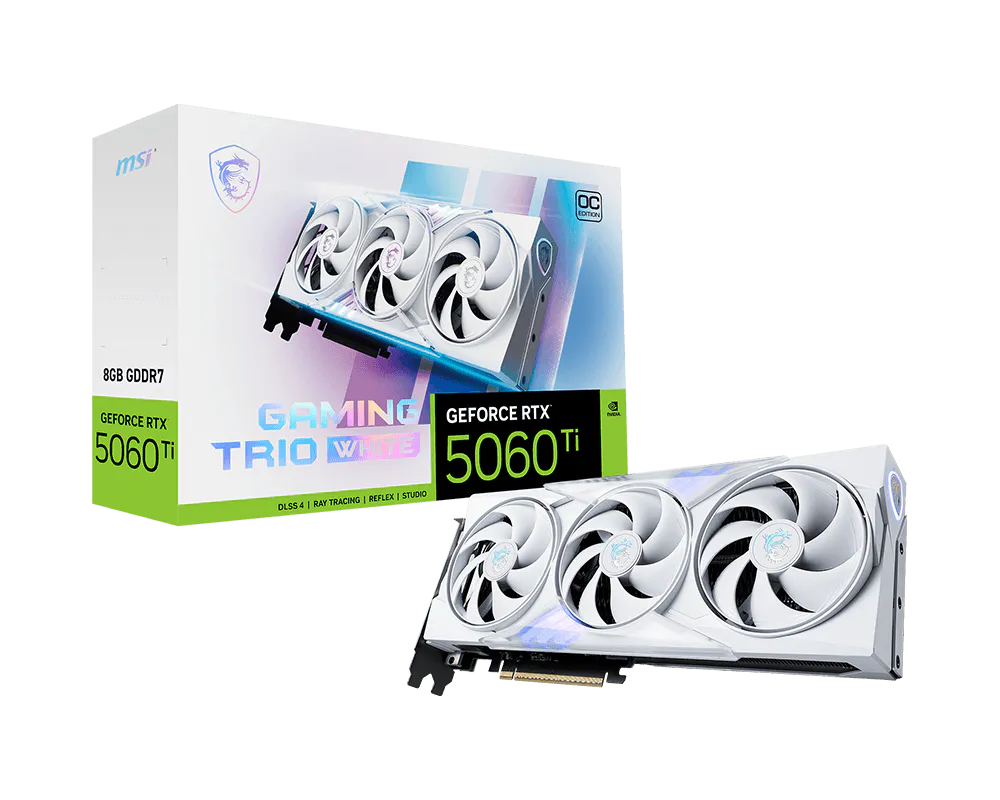 MSI GeForce RTX 5060 Ti 8G GAMING TRIO OC WHITE